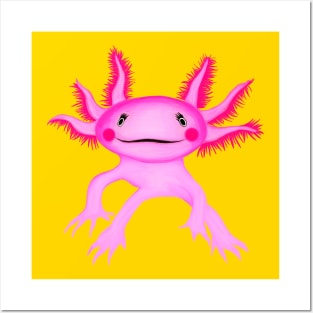 Axolotl Posters and Art